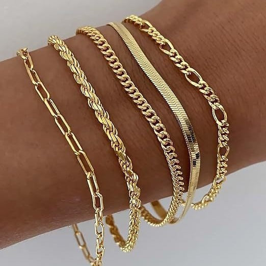 Elegantes Armband-Set für Damen – Minimalistisch, modern, stilvoll